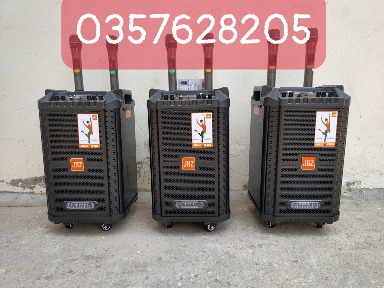 Loa kéo di động Bluetooth JBZ - 0806 - JBZ 0806