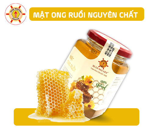 [HCM]Combo 6 lọ Mật ong Ruồi nguyên chất (225gr/chai) (hàng cao cấp)
