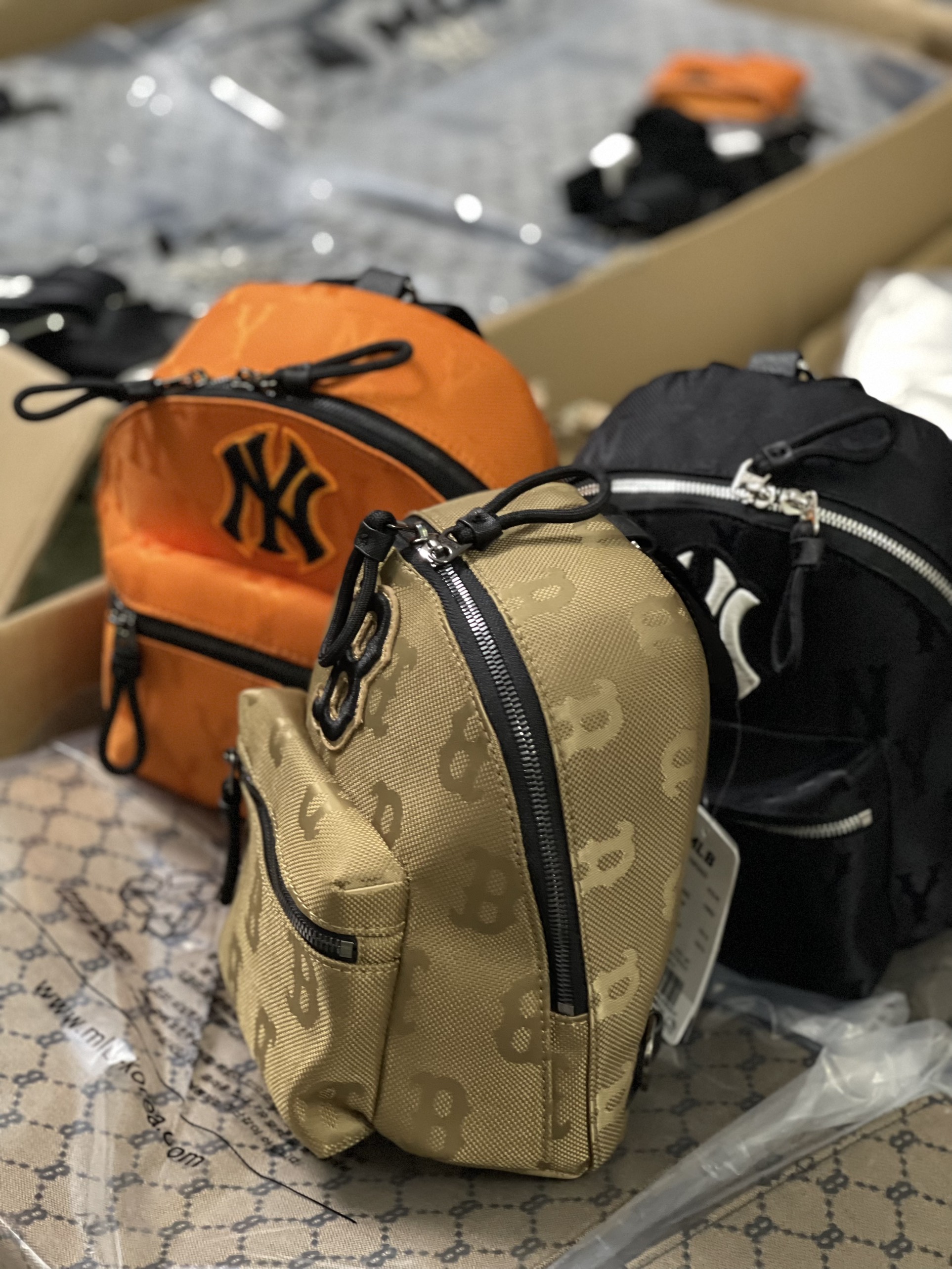 Balo MLB Vải Dù Mini