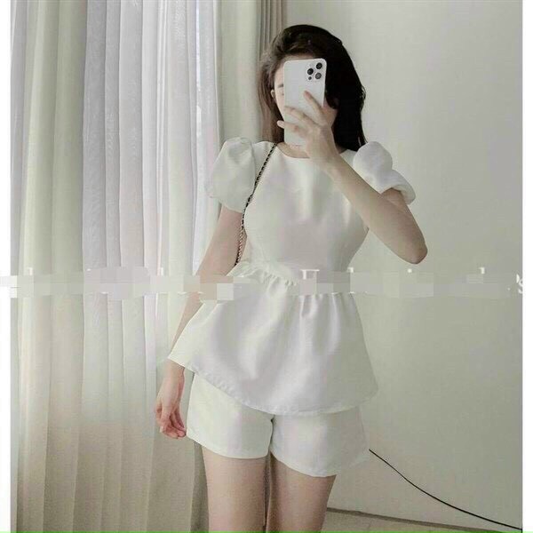Sét bộ đò nữ Sau lứng có cột nơ siêu xinh