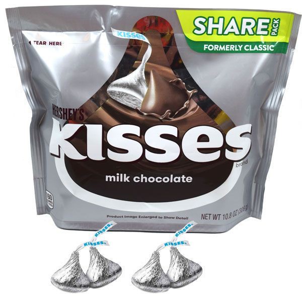 [NEW Tháng 01/2025]Kẹo Socola Hershey’s Kisses Đủ Vị Của Mỹ Gói 300 gram