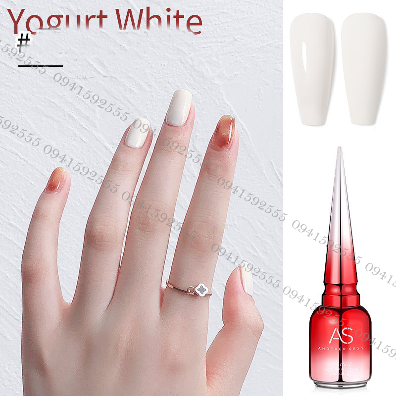 Hot sơn gel as màu yougurt white, trắng sữa chua