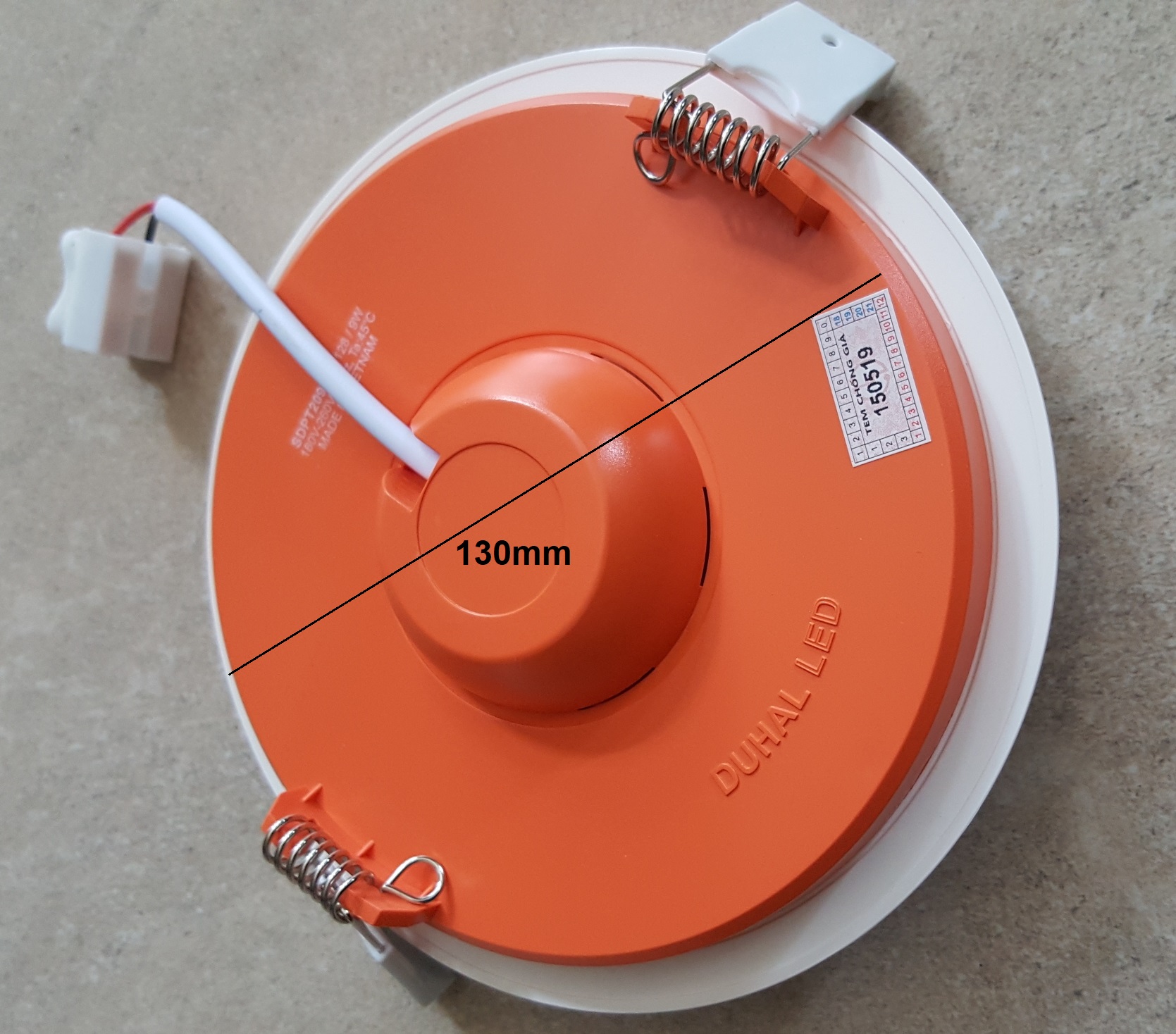 Đèn Led Panel Âm Trần 9W Lỗ Khoét 130mm (SDPT209) Duhal