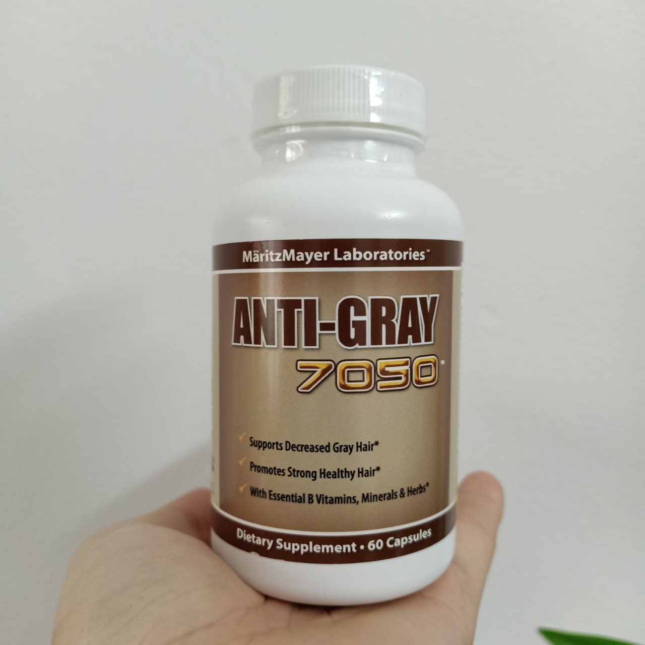 Viên Uống ANTI-GRAY 7050 hỗ trợ bạc tóc 60 viên