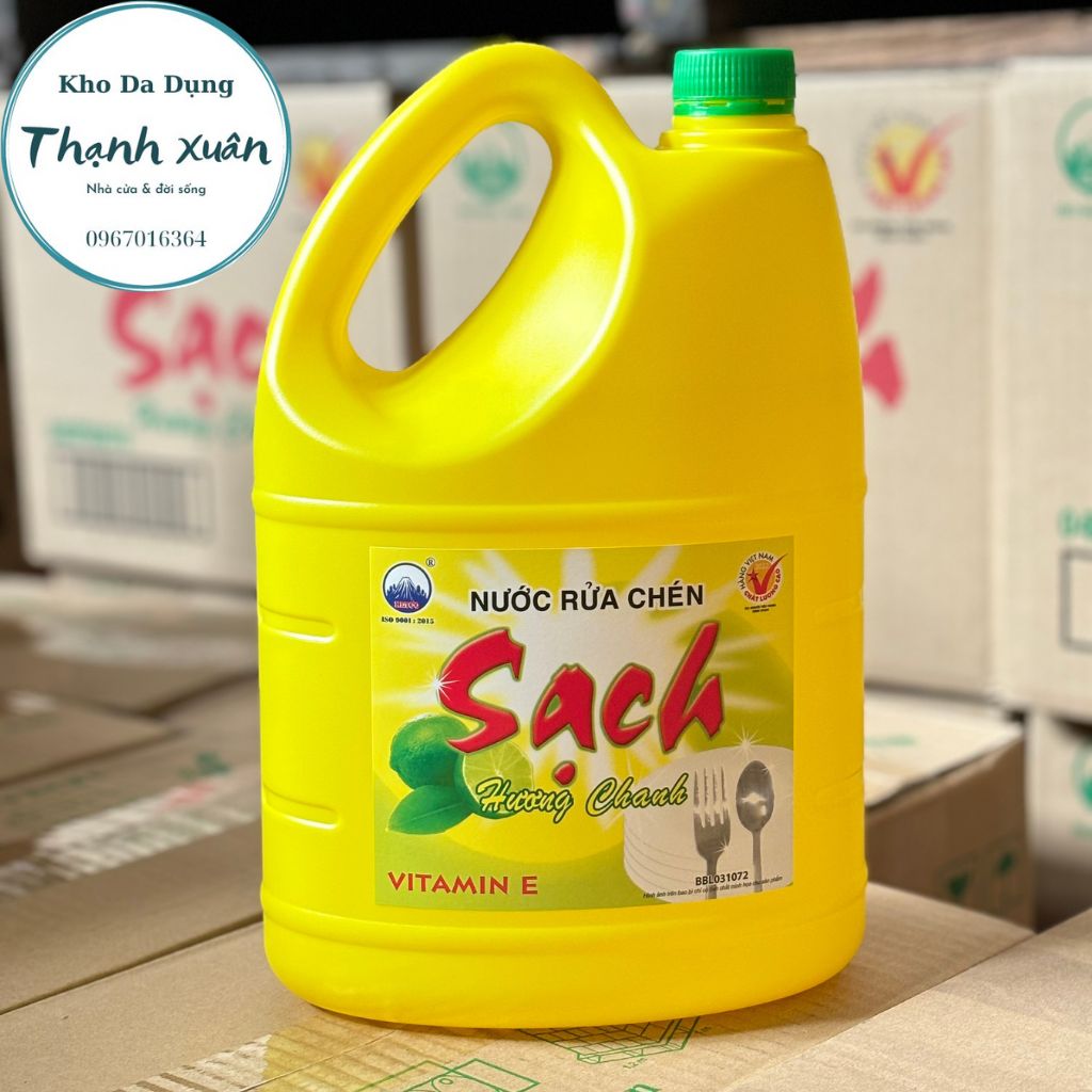 Nước rửa chén NET Sạch (1can/3.8kg)
