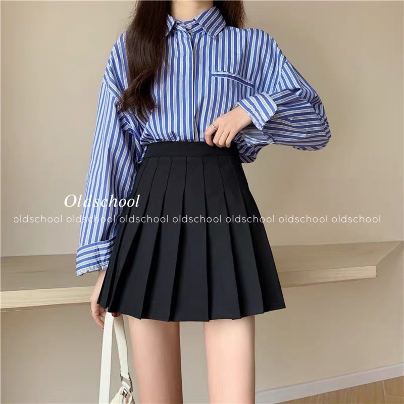 (Oldschoolcloth)CHÂN VÁY TENNIS ULZZANG (ảnh thật/sẵn/video)