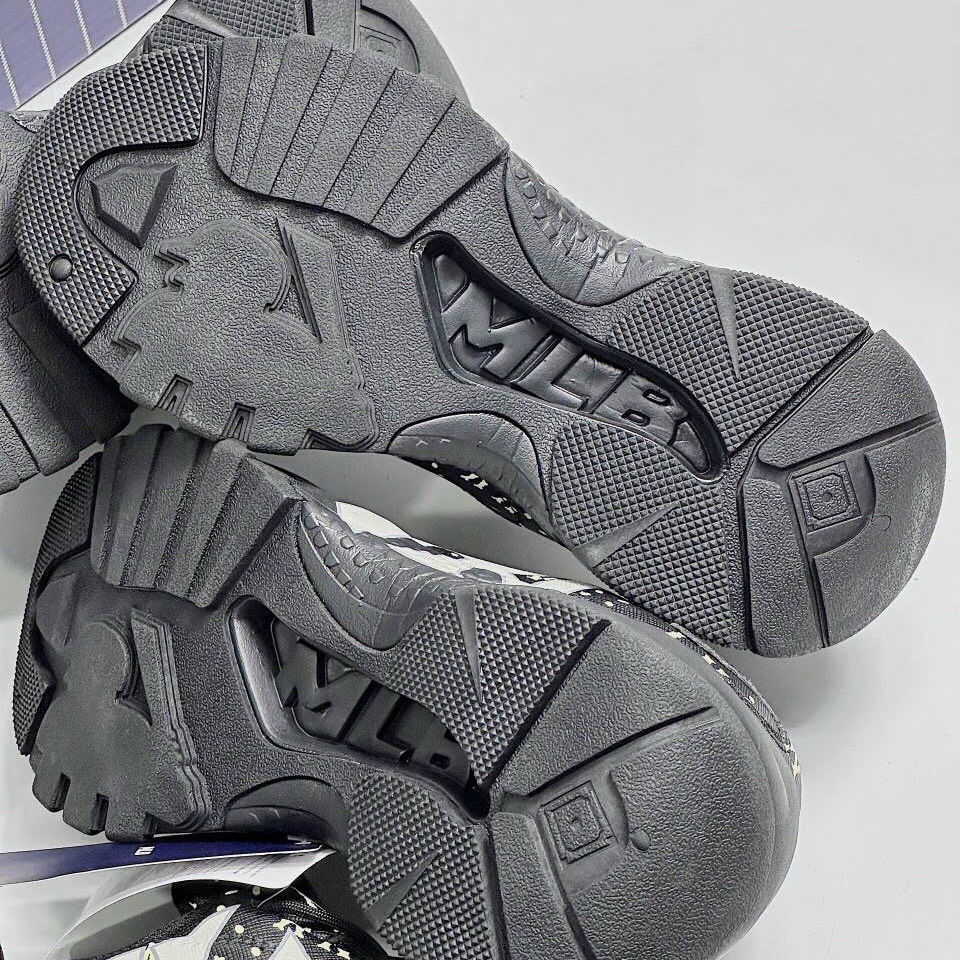 [TẶNG HỘP+TẤT] Giày MLB hàn quốc monogram Ny full đen hàng cao cấp size 36-43