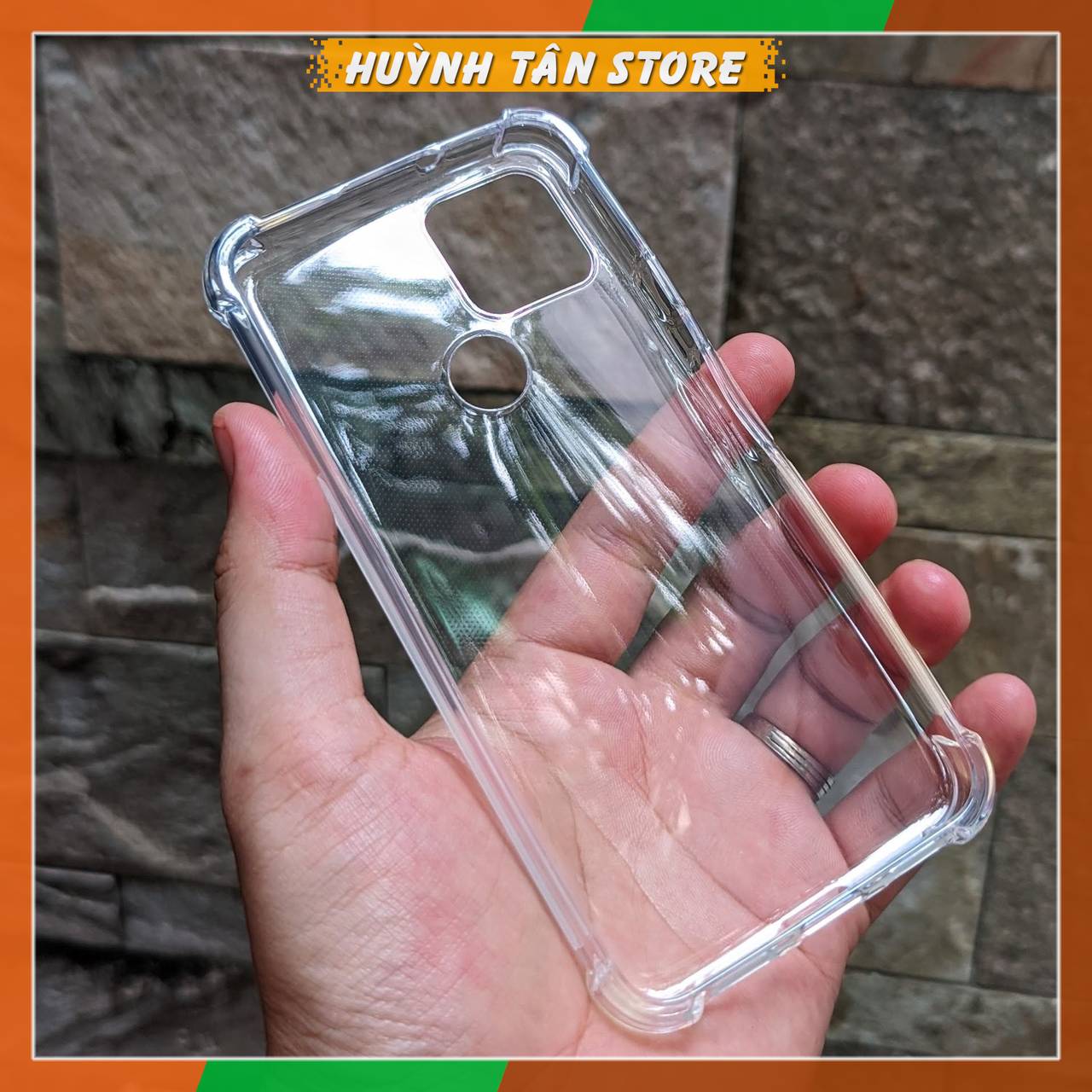 Ốp lưng Google Pixel 5 TPU 6D dẻo chống sốc trông suốt.