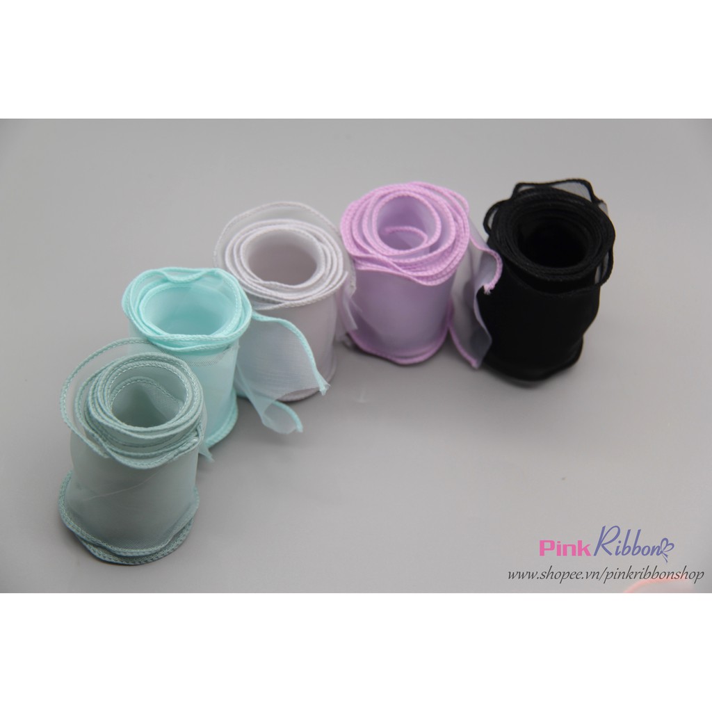Voan Mờ Viền Bô Đê 6Cm