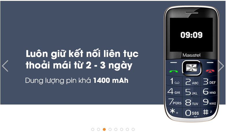 Điện thoại Masstel Fami P20