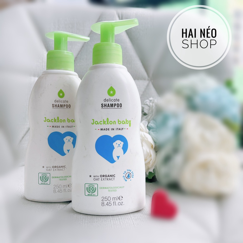 [HCM]Dầu Gội Cho Trẻ Sơ Sinh Jacklon Baby Shampoo (Sản xuất tại Ý)