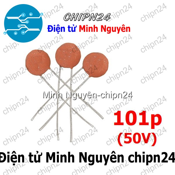 [25 con] (K245) Tụ gốm 101 50V (100pF 101p) - HH000734