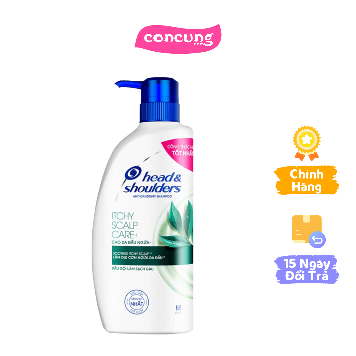 Dầu gội sạch gàu Head & Shoulders bạc hà mát rượi 625ml