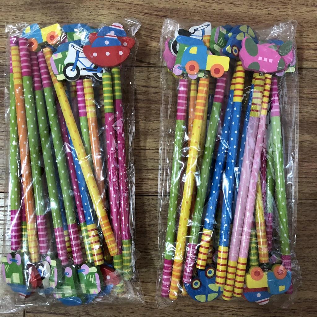 Combo 5 bút chì đầu thú ngộ nghĩnh