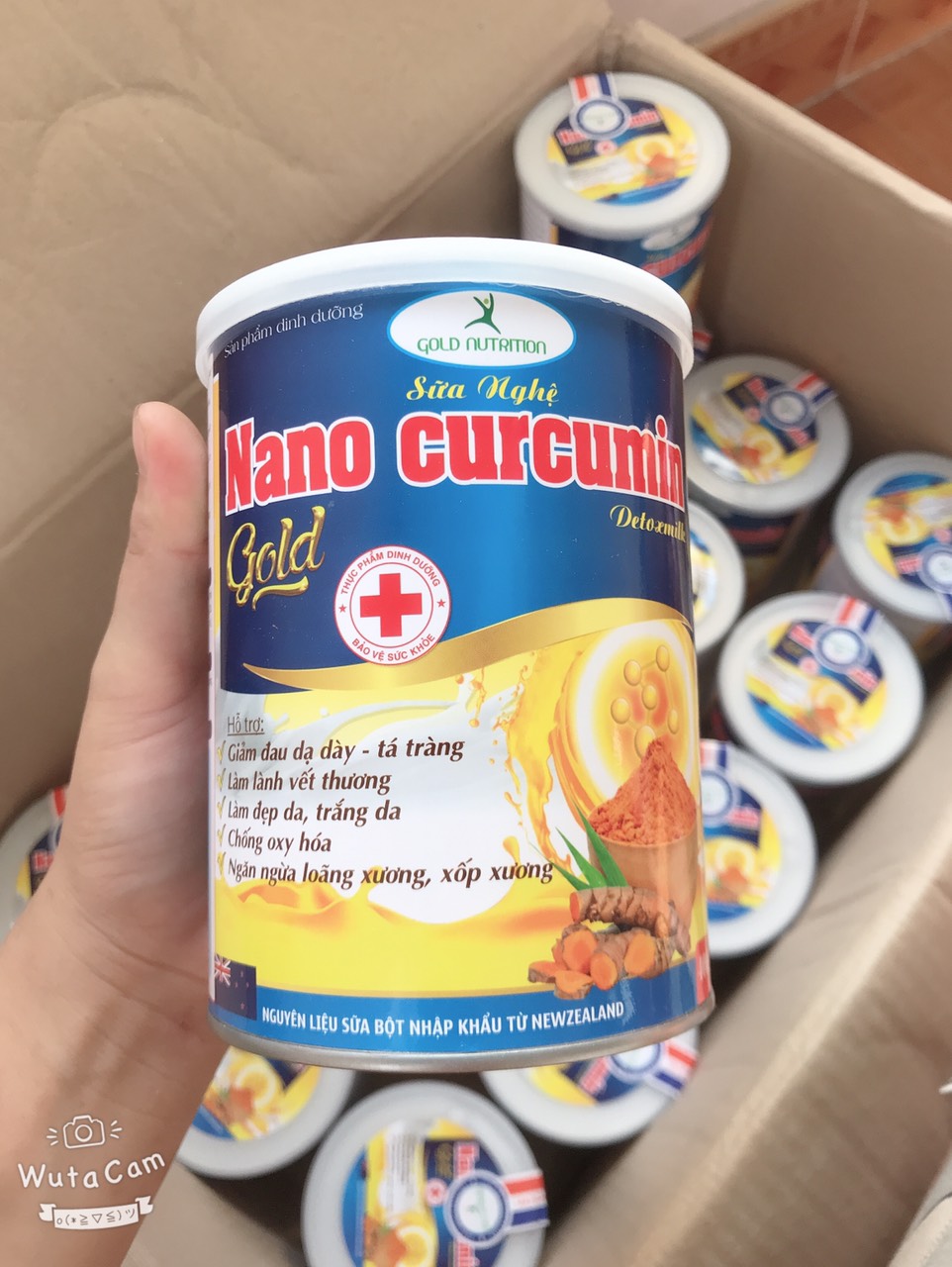 sữa nghệ nano curcumin gold 400g