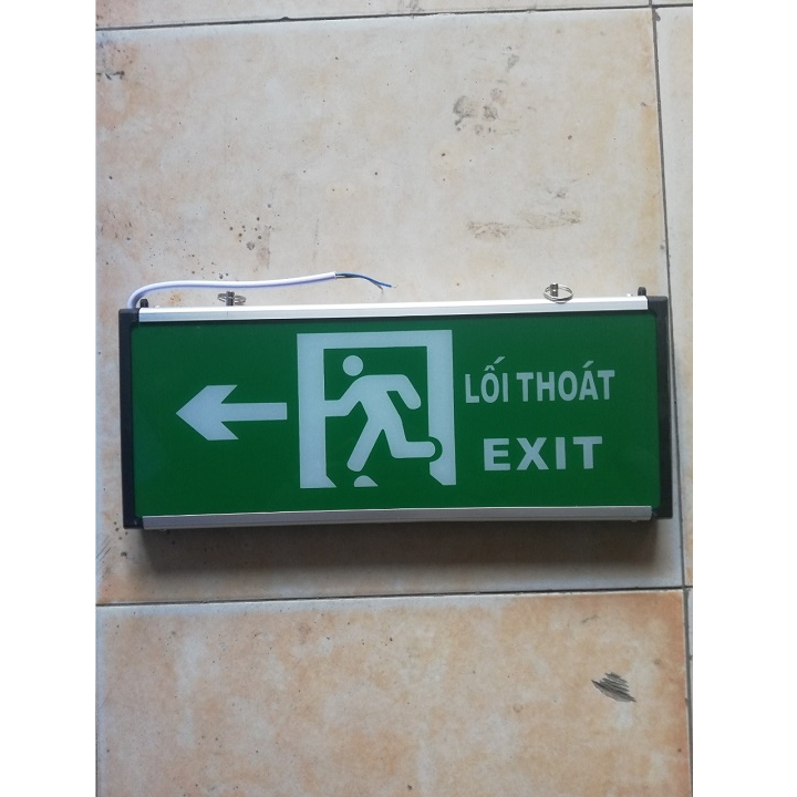 Đèn Exit thoát hiểm 2 mặt , Đèn chỉ dẫn lối thoát PCCC.