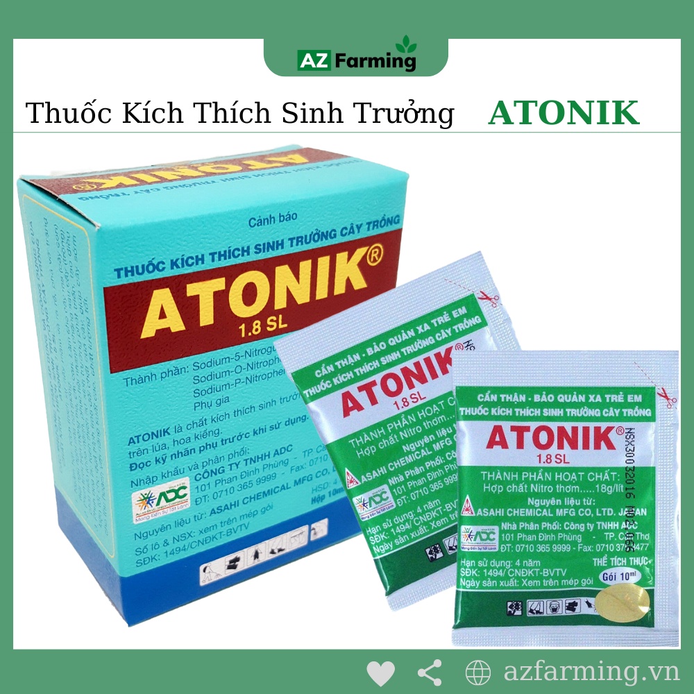 1 gói Th.uốc K.ích Rễ ATONIK 1.8SL (gói 10ml )