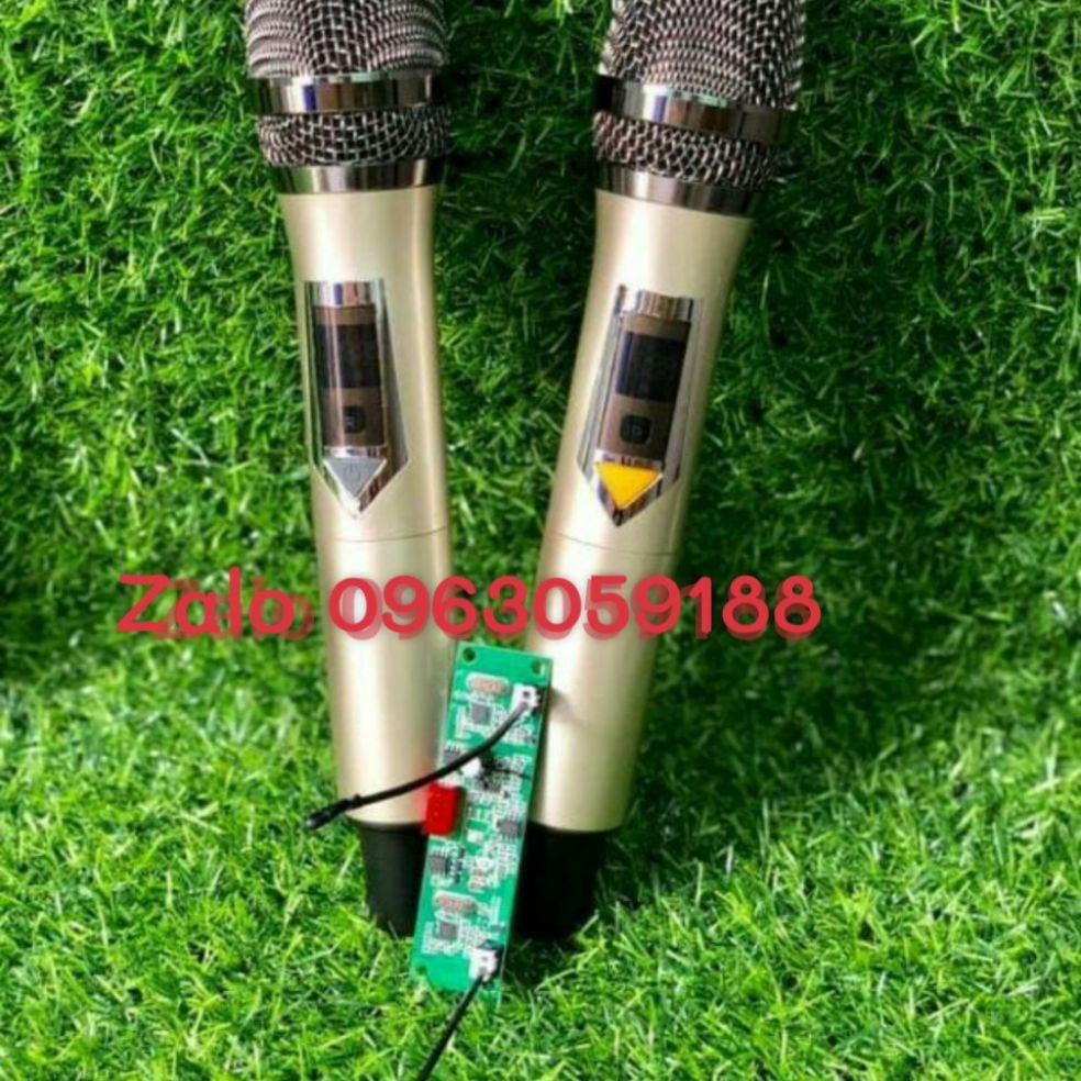 Mic không dây giành cho loa kéo - 1 cặp - Set tần số