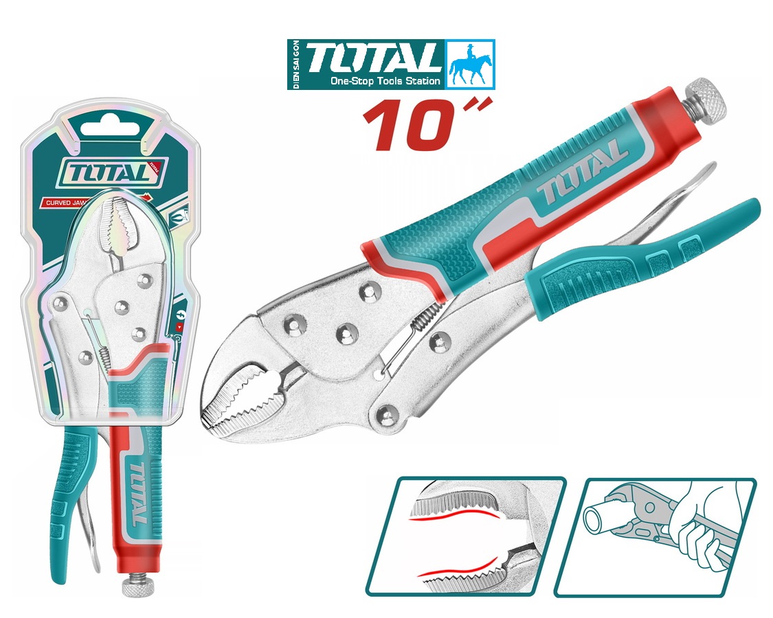 Kềm Kìm Bấm Khóa Chết 10inch 250mm TOTAL WADFOW THT191003 THT191002