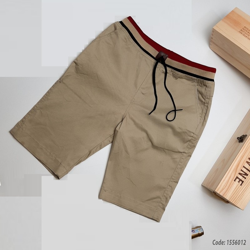 quần short kaki lưng thun nam