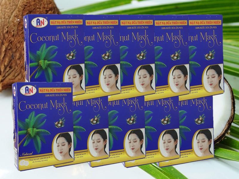 Combo 10 Hộp Mặt nạ dừa thiên nhiên