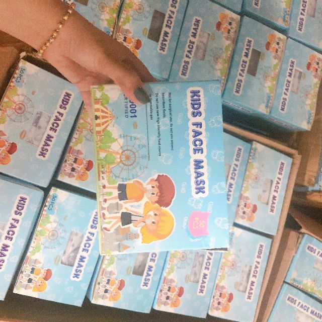Combo 10 Khẩu Trang Kids Face Mask Cho Bé