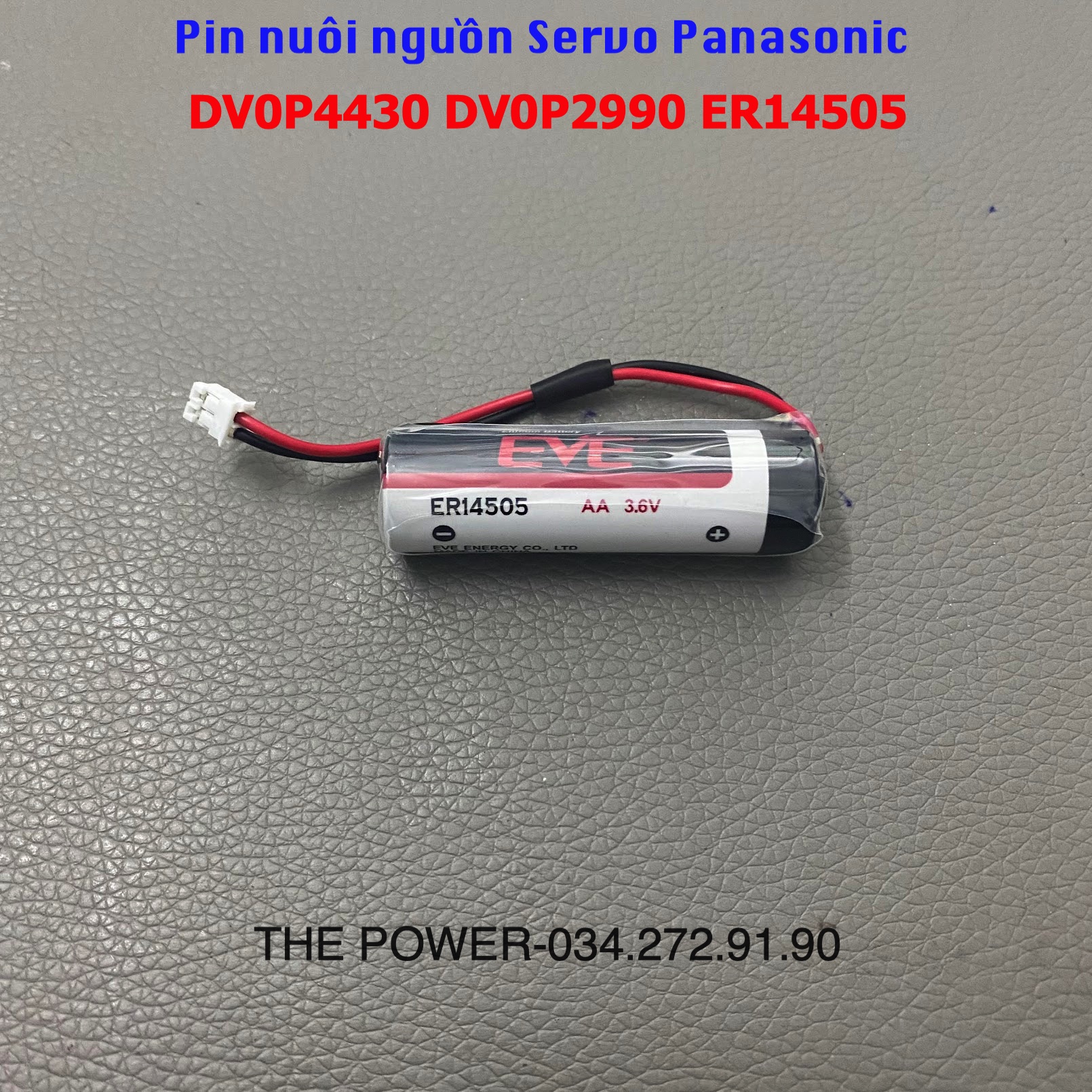 Pin nuôi nguồn Servo AC Encoder DV0P4430 DV0P2990 ER14505