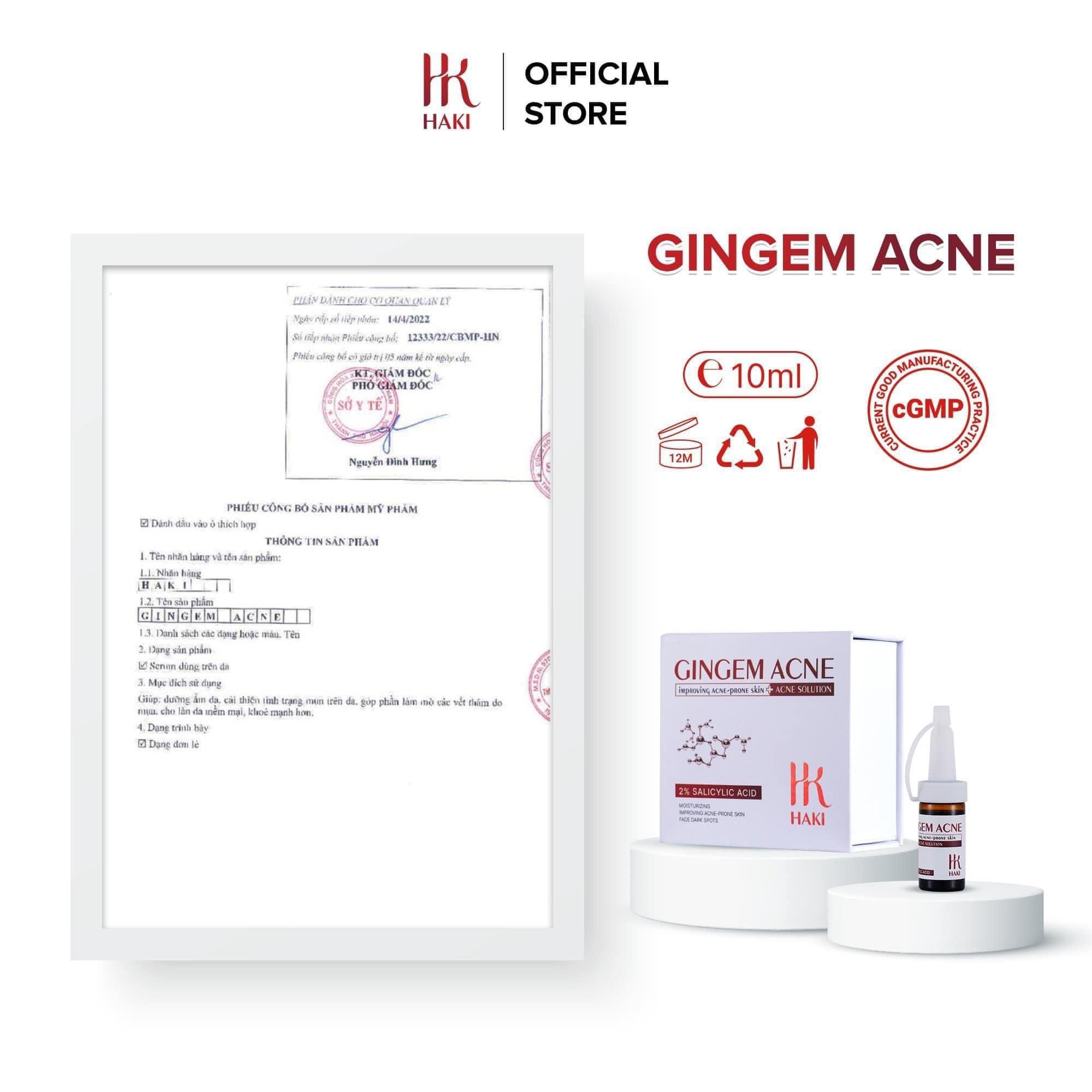 SERUM NGỪA MỤN HAKI GINGEM