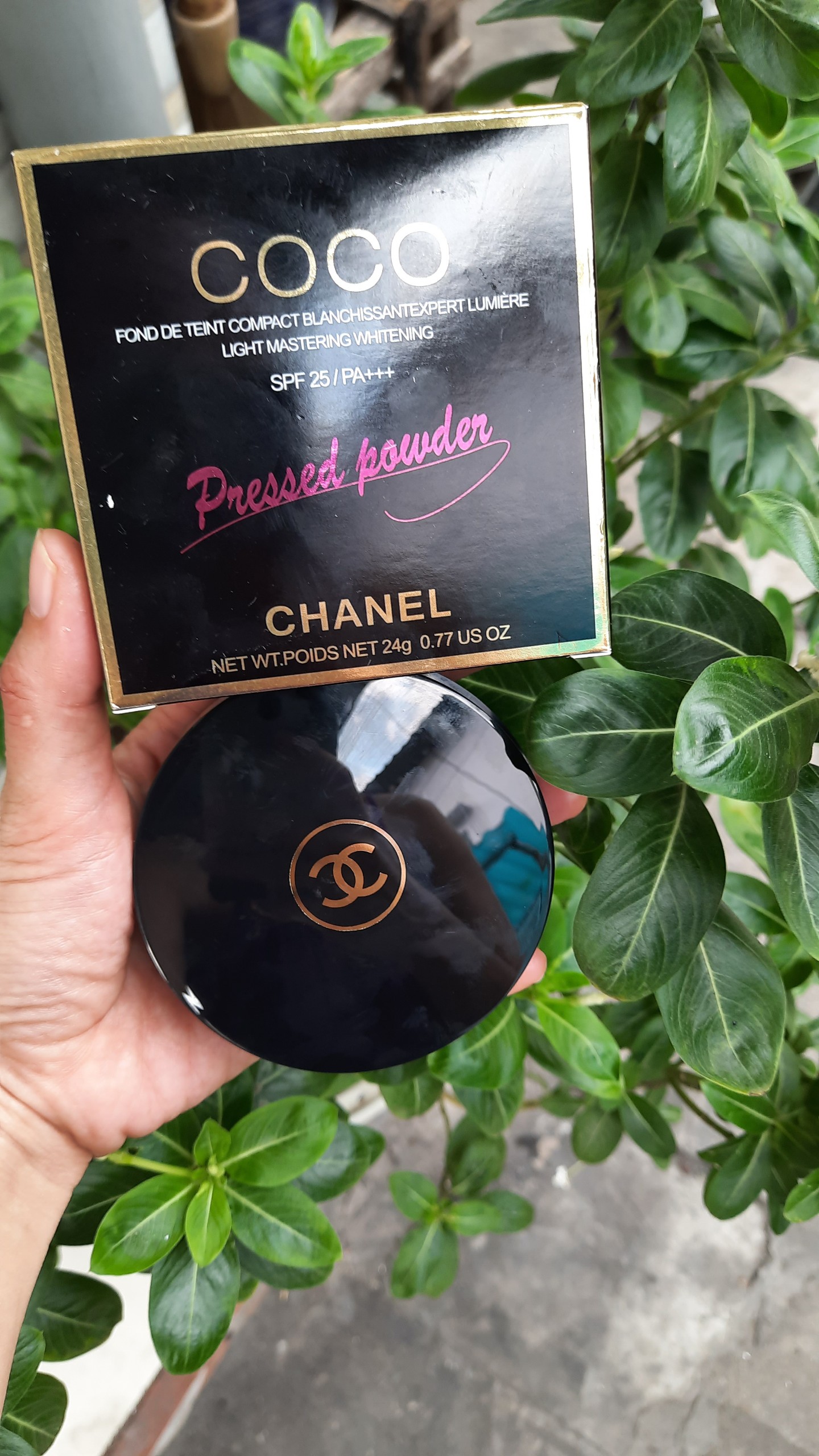 Phấn Phủ 2 Tầng Chanel COCO Pressed Powder SPF 25/PA+++ Siêu Mịn
