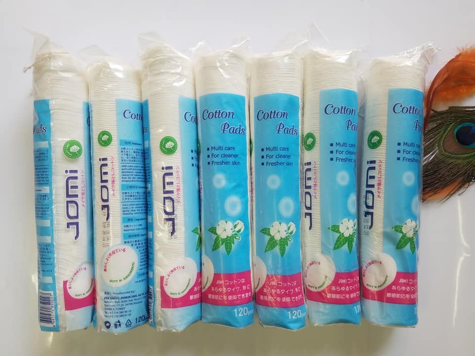 Bông tẩy trang Jomi (120 miếng)