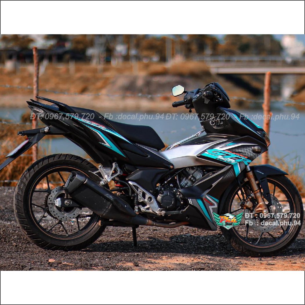 Tem rời Winner X GTr xanh đen lục bảo (Y)