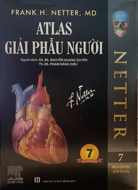 Sách Atlas Giải Phẫu người (Số 7/2020)(Sách mầu, in 100% giấy couche)