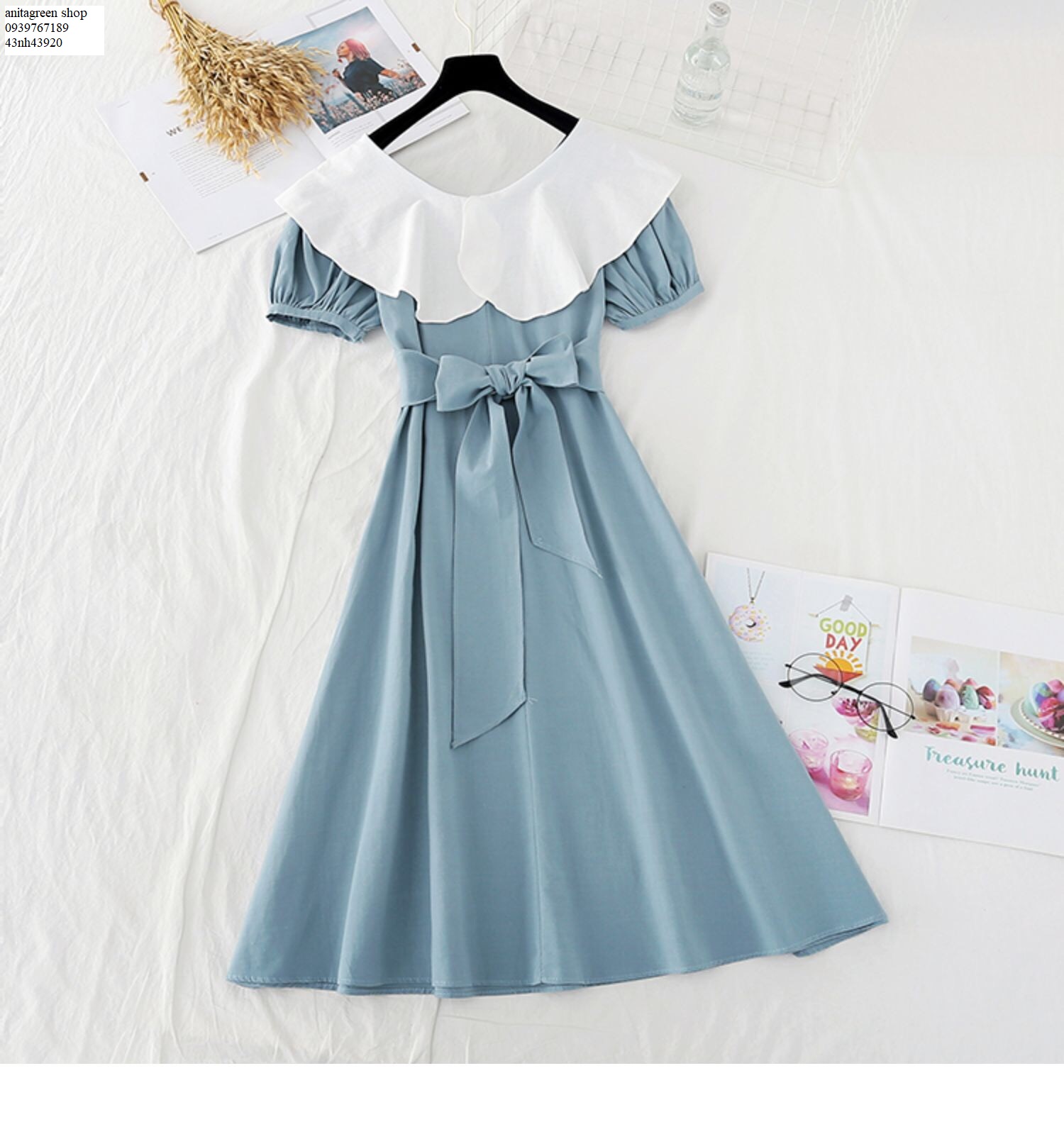 nh43920-ĐẦM XÒE CỔ BÂU DỄ THƯƠNG