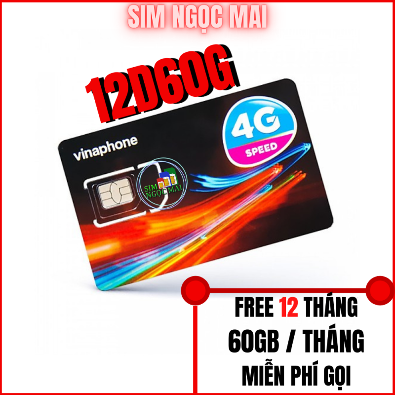 Sim 4G Vinaphone VD89 - D60G Trọn Gói 1 Năm Không Cần Nạp Tiền