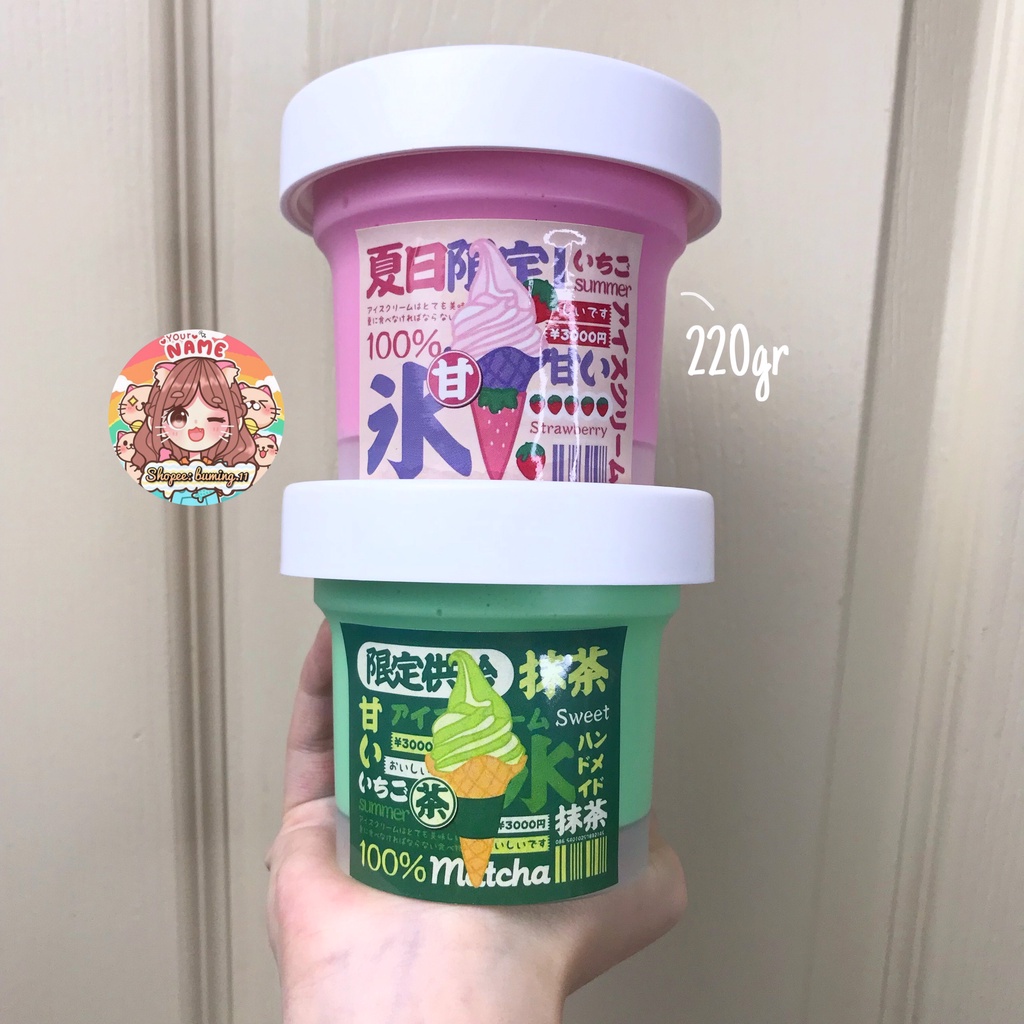 Basic Slime Size 220gr (Size Mới)