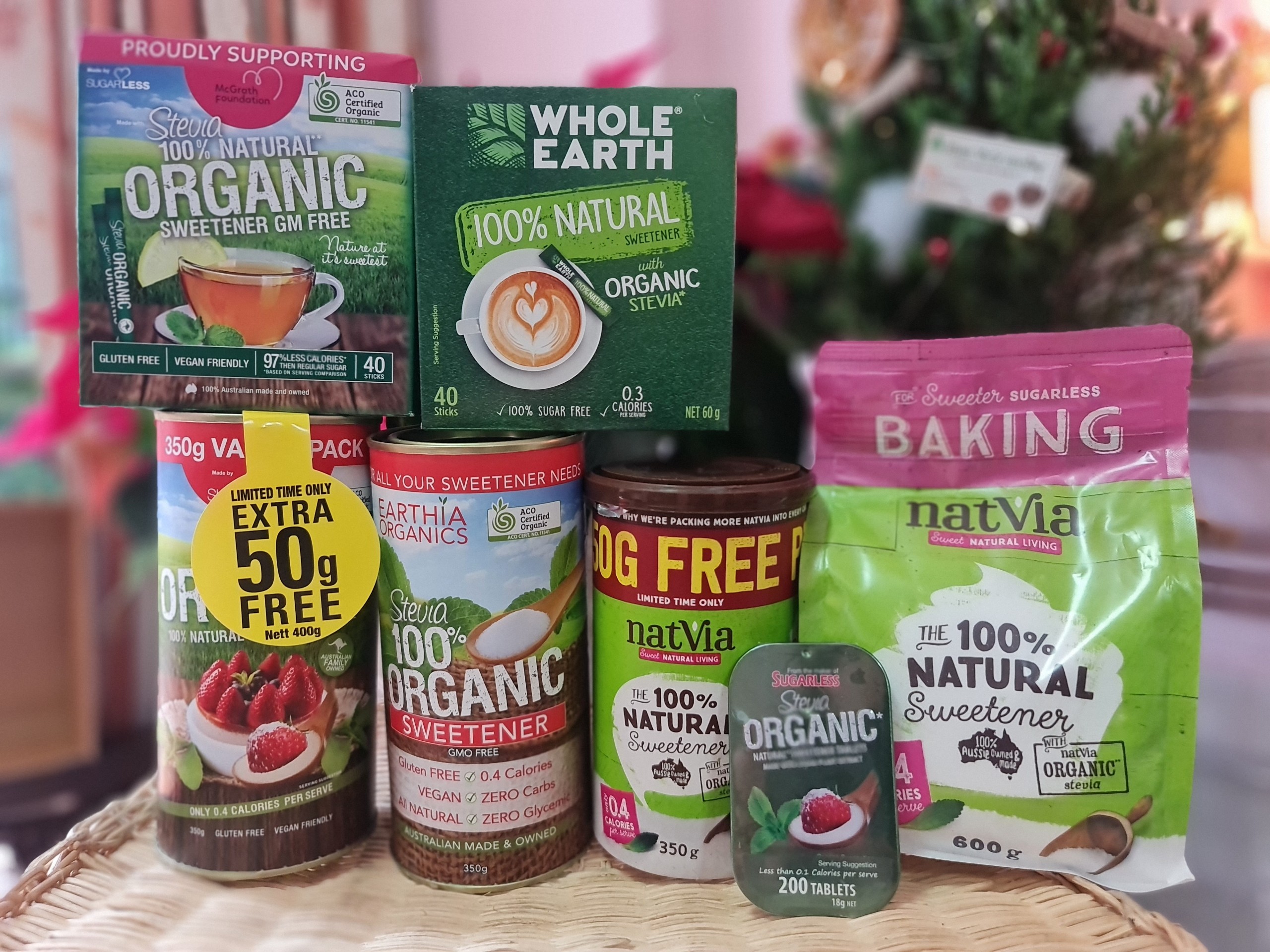 [HCM]???? ĐƯỜNG HỮU CƠ ÚC - Sugarless Organic (tiểu đường/ăn kiêng Keto-làm bánh/pha chế) STEVIA 350g mới