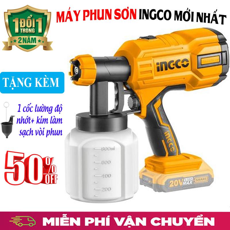 Máy phun sơn INGCO 350W (kèm pin 21V - 161X) tại Seoul Store