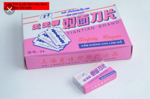 20 hộp dao lam TIAN ( 200 lưỡi)
