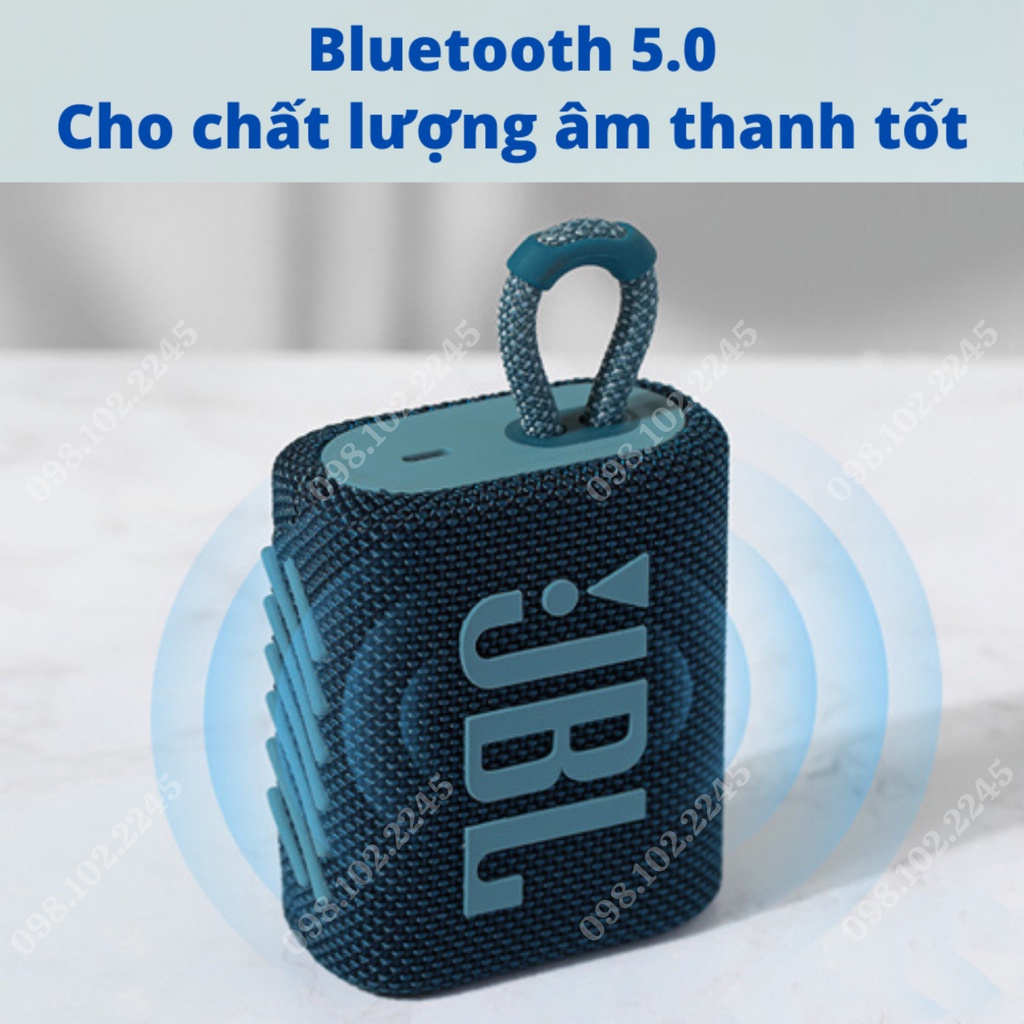 Loa bluetooth mini, JBL Go 3 Fullbox new 100% + Bảo hành 3 tháng