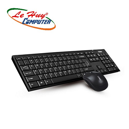 Bộ bàn phím và chuột không dây fuhlen a120g -