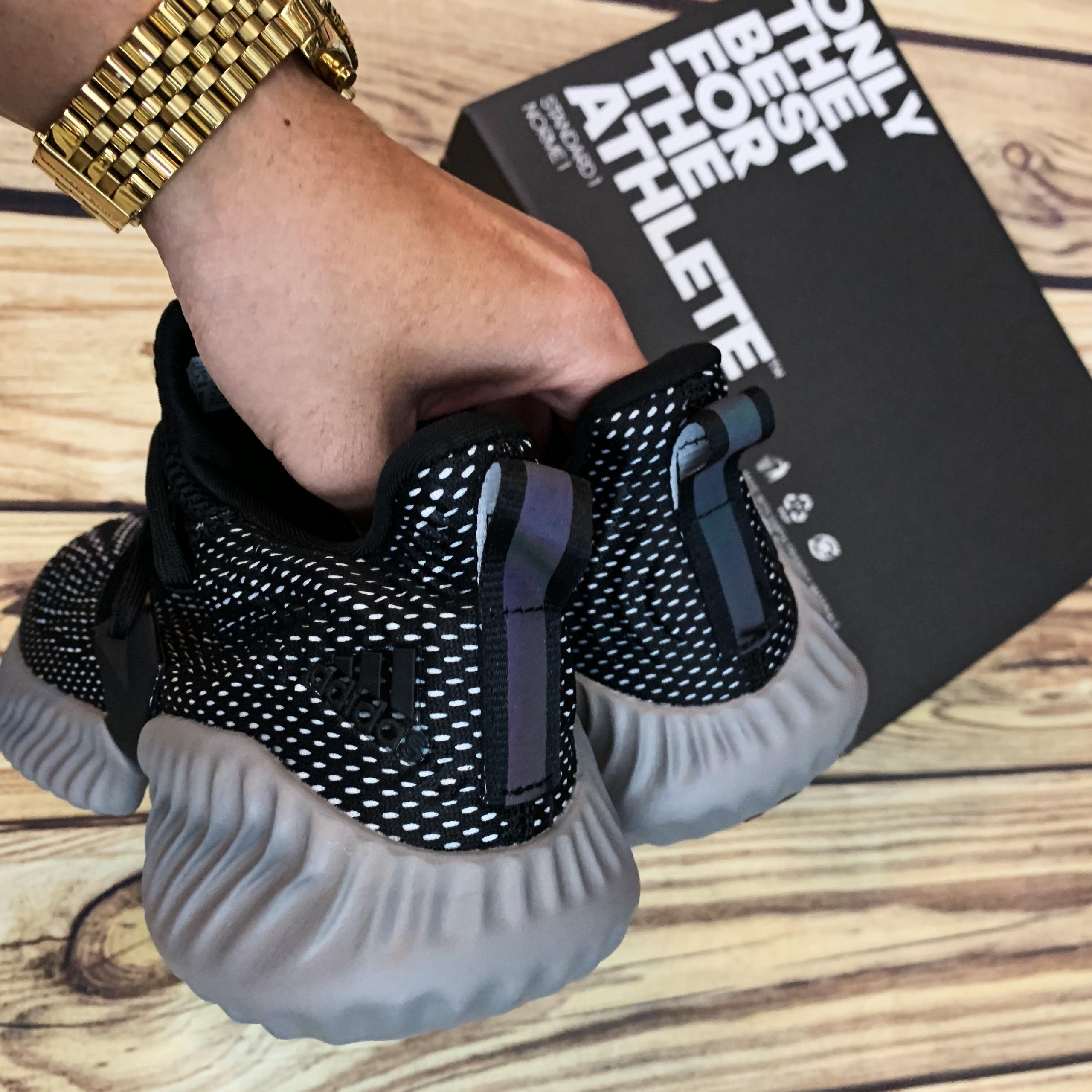 Giày nữ Alpha Bounce Instinct mới bền êm nhẹ thoáng (đen xám)