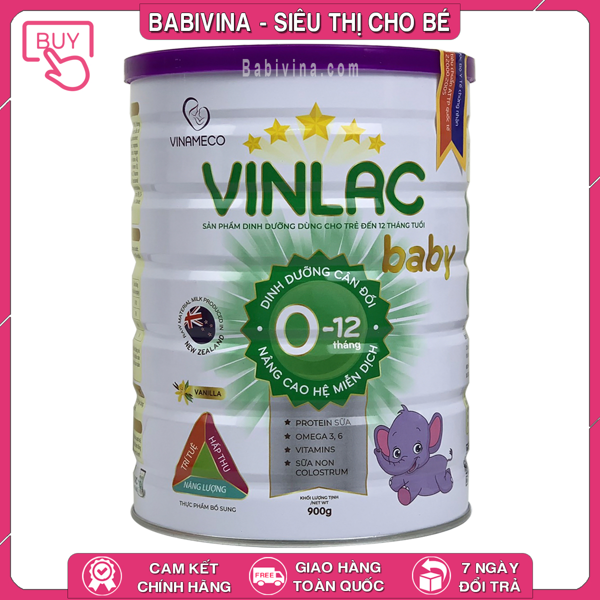 Sữa Vinlac Baby 900g Cho Trẻ Từ 0-12 Tháng Tuổi Mua Vinlac Chính Hãng