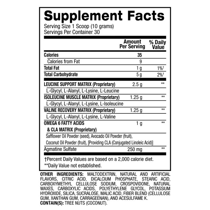 Bột Hỗ Trợ Phục Hồi Cơ BPI BEST BCAA 30 Lần Dùng