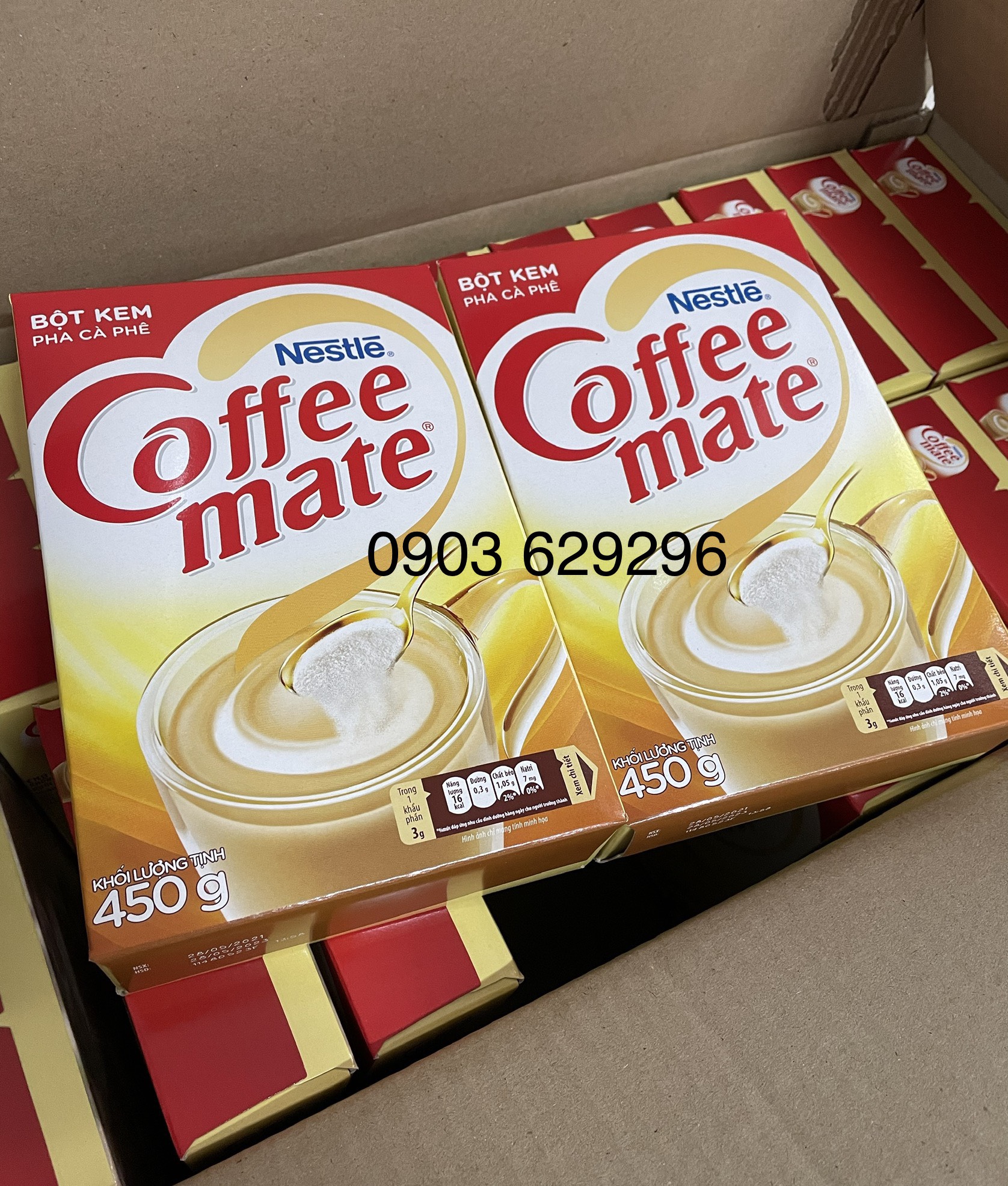 COMBO 2 HỘP BỘT KEM COFFEE MATE NESTLE 450g - date 05 2023