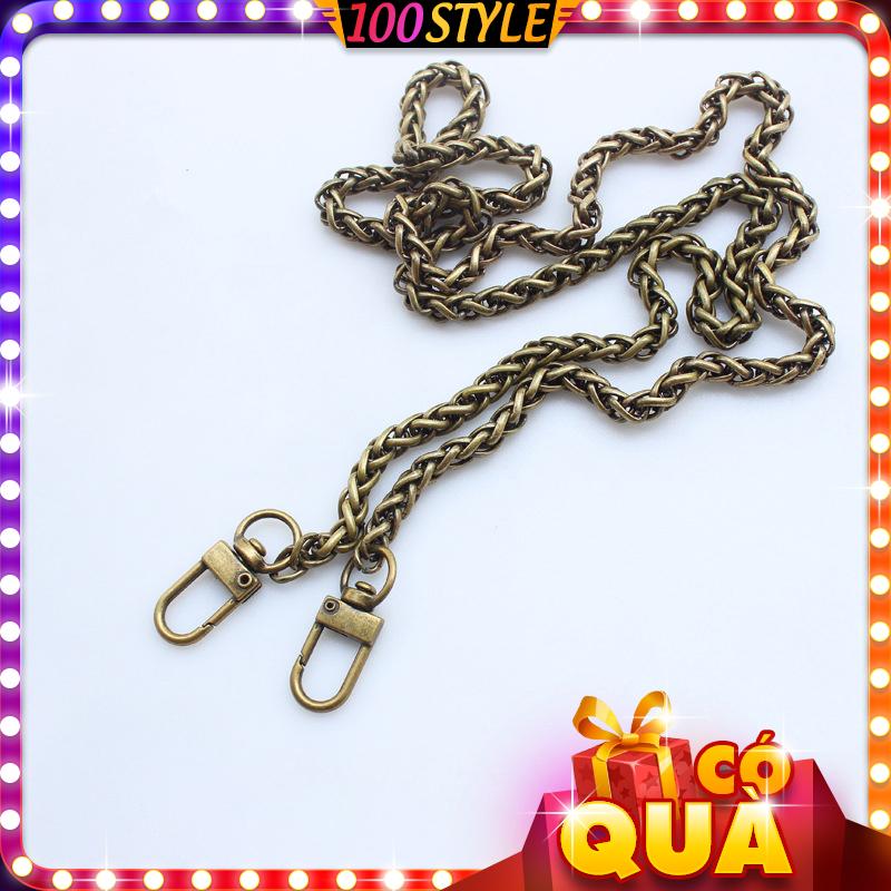 Strap handbag double chain 6mm hook socket wrench-100style