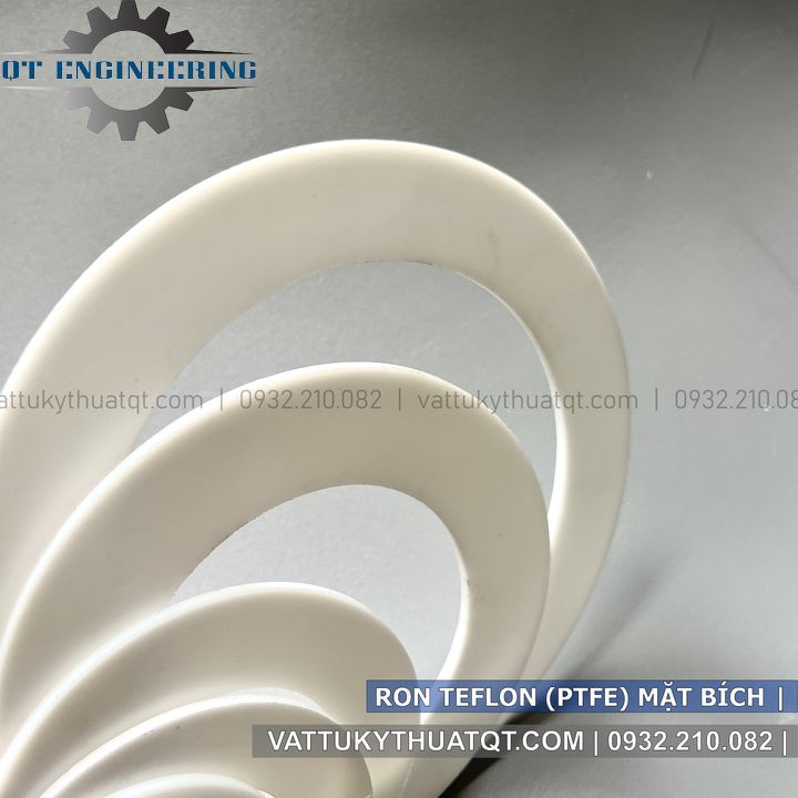 Gioăng/Ron Teflon - PTFE Chịu Nhiệt Lắp Cho Mặt Bích