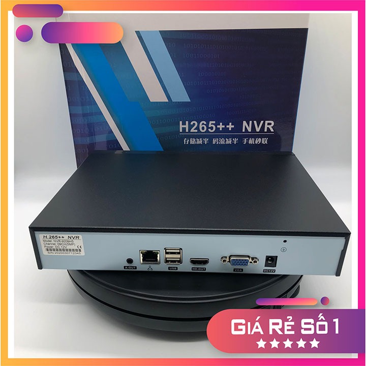 Đầu ghi camera IP Full 10 kênh 5MP
