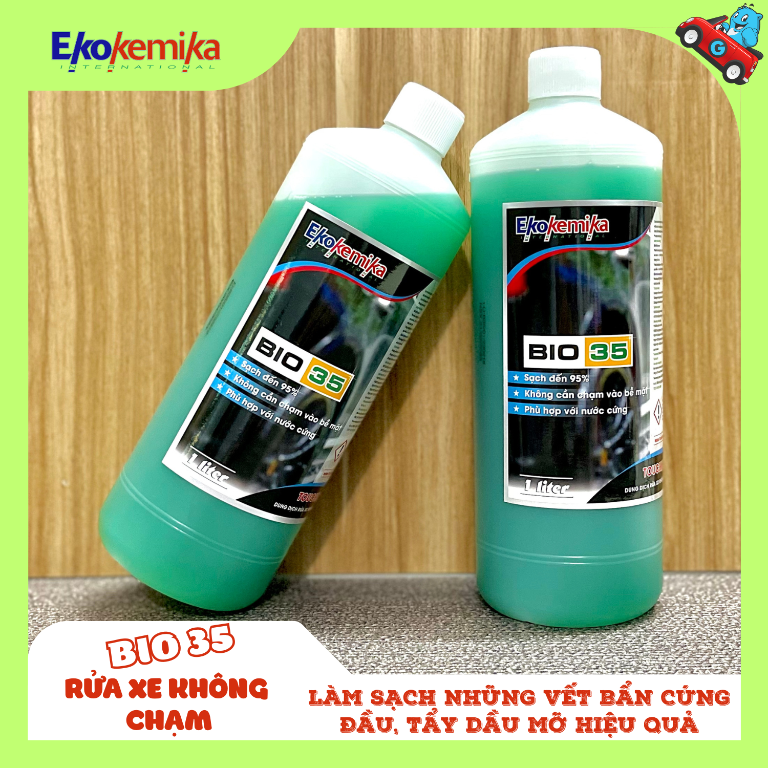 DUNG DỊCH RỬA XE KHÔNG CHẠM EKOKEMIKA BIO 35 1L