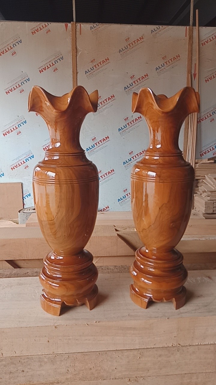 Cặp Lục Bình gỗ Gạc Nai - 6