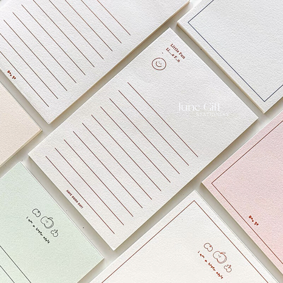 Giấy note, giấy ghi chú phong cách Hàn Quốc